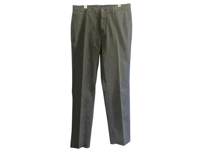 Burberry nuovi pantaloni da uomo marroni Marrone Cotone  ref.183045