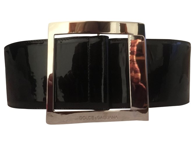 Dolce & Gabbana Belts Black Leather  ref.183065