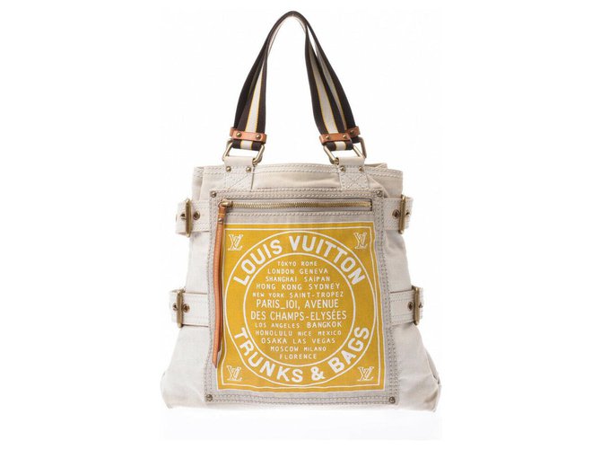 Louis Vuitton Handtasche Gelb  ref.183123
