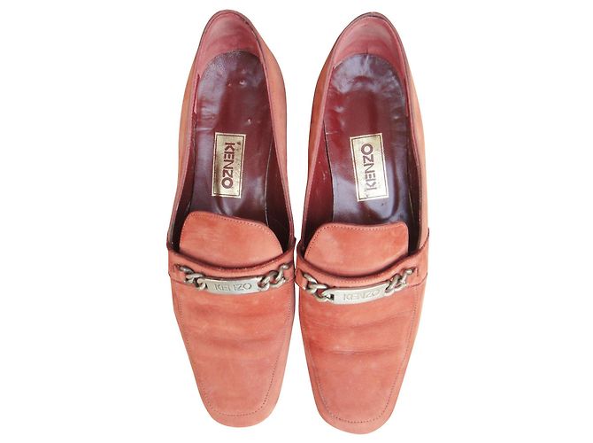 mocassins vintage Kenzo p 39 Orange