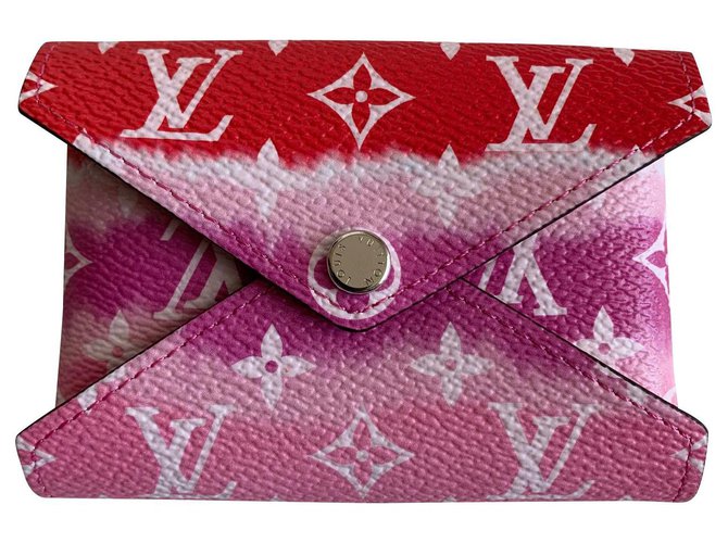 Louis Vuitton Clutch bags Red Leather  ref.183128
