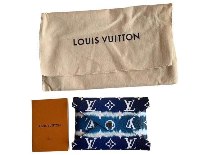 Louis Vuitton Kirigami Azul Couro  ref.183129