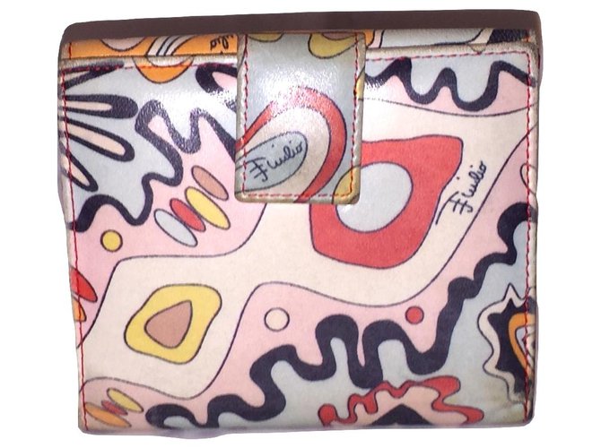 EMILIO PUCCI printed leather wallet Multiple colors  ref.183133