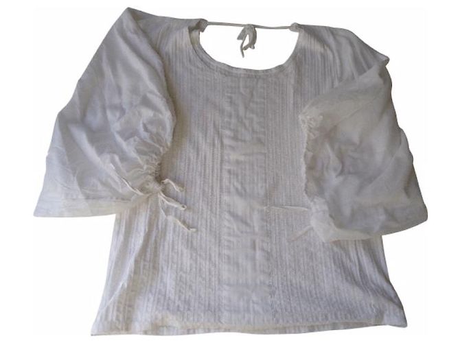 ATSURO TAYAMA – BLOUSE COTON BLANCHE – T.38