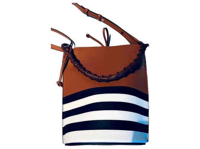 Loewe Gate Handtasche braunes Leder