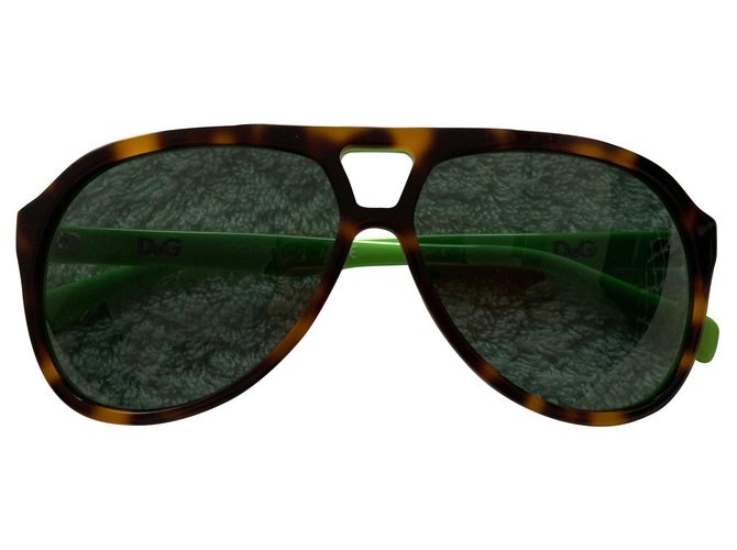 Dolce & Gabbana Modische Sonnenbrillenmaske Mehrfarben Acetat  ref.183324