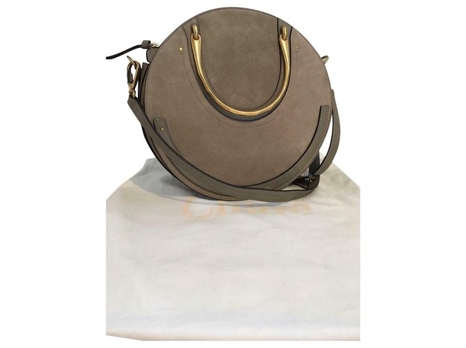 Chloé CHLOE Pixie medium mottey gray bag perfect condition Grey Suede Leather  ref.183338