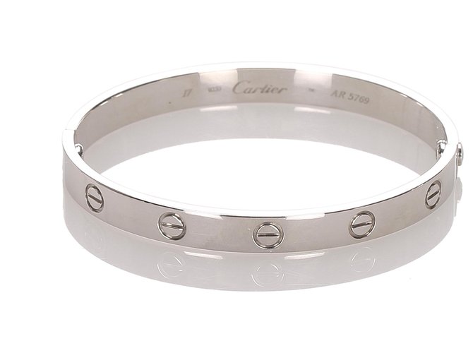 cartier love bracelet in stainless steel