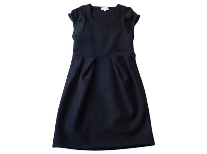 Vanessa Bruno Athe ATHEE VANESSA BRUNO - SCHWARZES WOLLKLEID - T..1