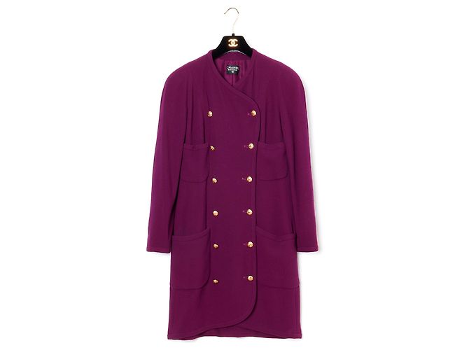 Chanel LILA MANTEL ODER KLEID FR40