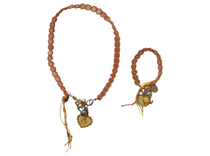 Reminiscence collier et bracelet Métal Doré  ref.183766