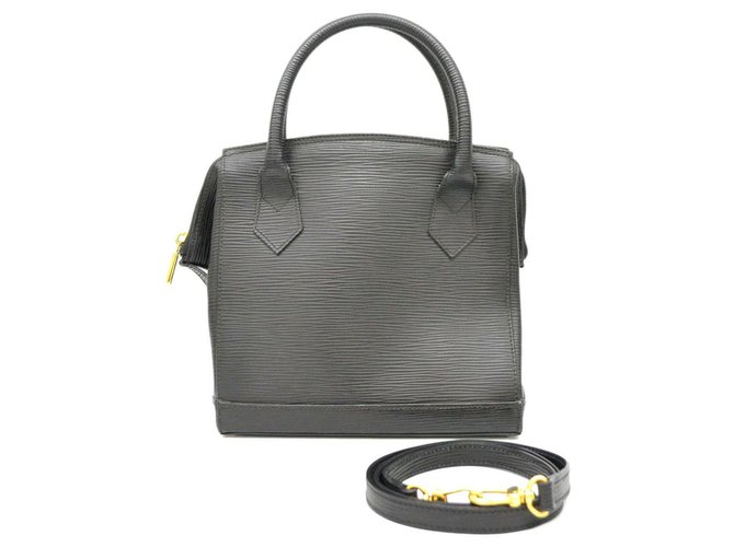 Fendi Vintage Hand Bag Black Leather  ref.183828