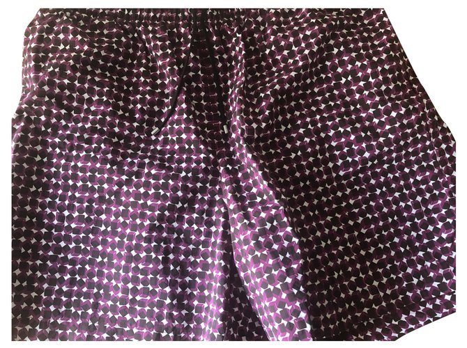 Hermès Pantalones cortos de natacion Ciruela Poliamida  ref.183972