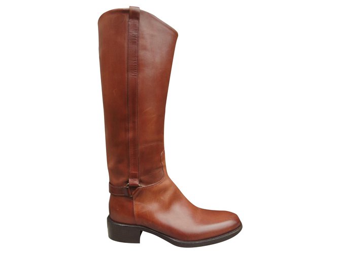 Sartore p riding boots 36,5 Light brown Leather  ref.183997