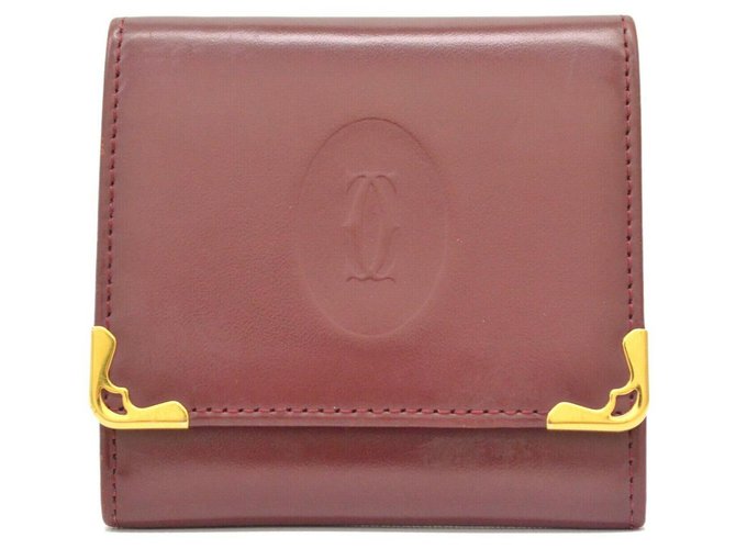 Cartier Must Line Leather Compact Cuir  ref.184026