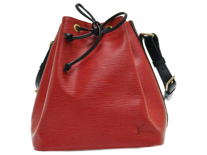 Noe Louis Vuitton Noé Red Leather  ref.184095