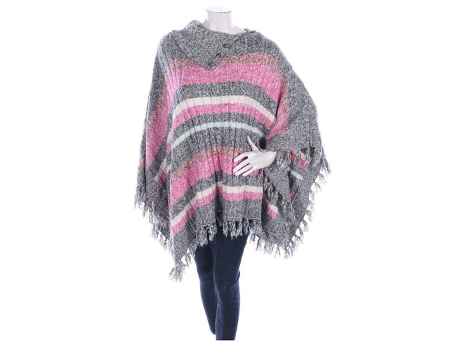Tommy Hilfiger Knitwear Pink Grey Cotton Polyester Acrylic  ref.184139