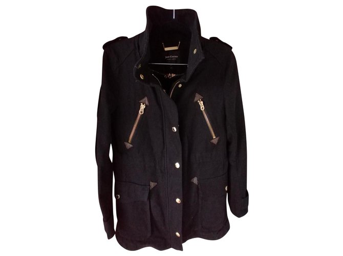 Juicy Couture Jackets Black Cotton  ref.184185