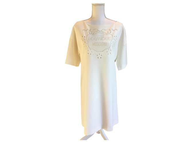 Moschino Dresses White Polyester  ref.184273
