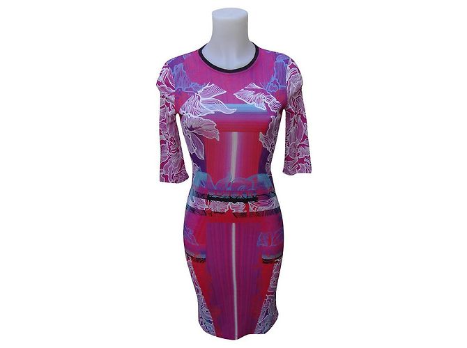 Vestido Peter Pilotto Rosa Multicor de Viscose