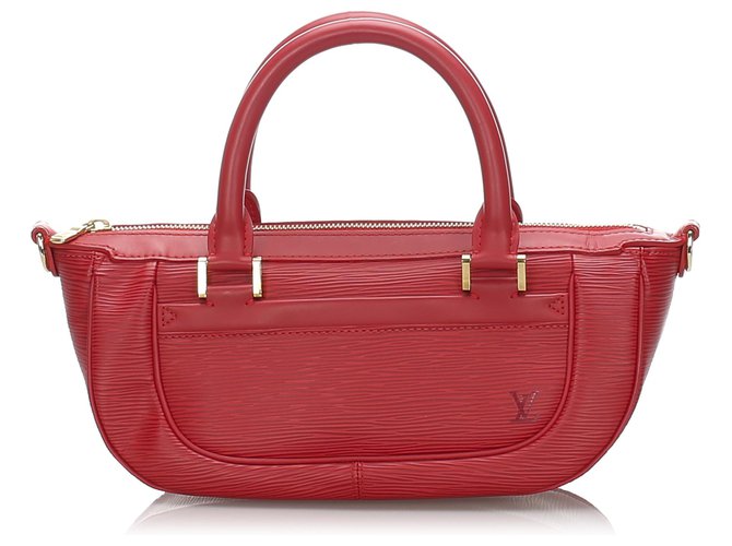 Louis Vuitton Red Epi Dhanura PM Rosso Pelle  ref.184300