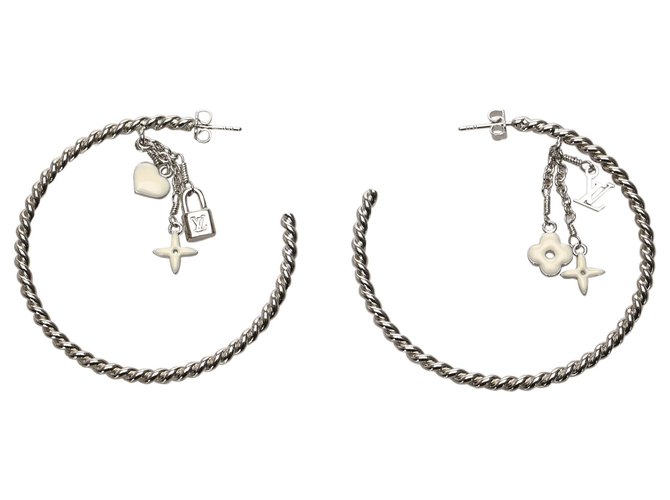 Louis Vuitton, Jewelry, Louis Vuitton Hoop Earrings