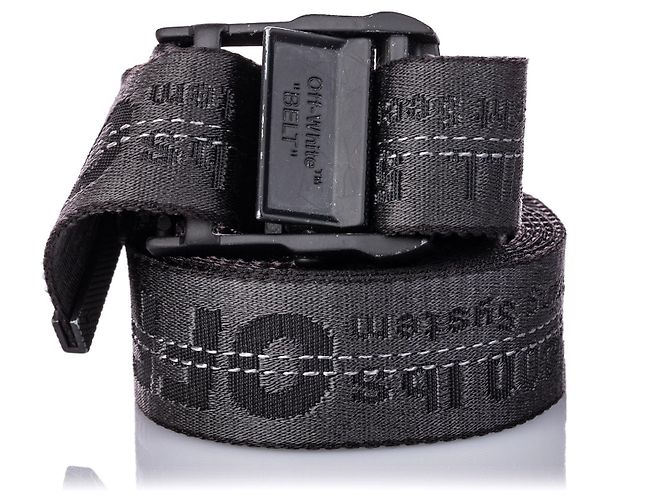 Off White Black Industriegürtel