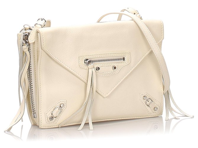 Balenciaga White Crossbody Bags