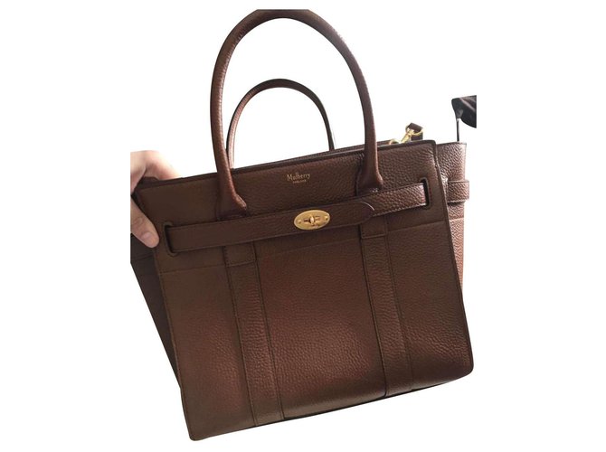 Mulberry Travel bag Brown Leather  ref.184471