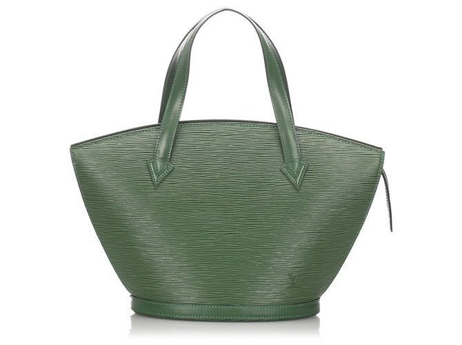 Louis Vuitton Green Epi Saint Jacques PM Short Strap Leather  ref.184491