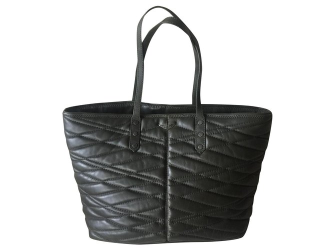 Zadig & Voltaire Handbags Khaki Leather  ref.184566