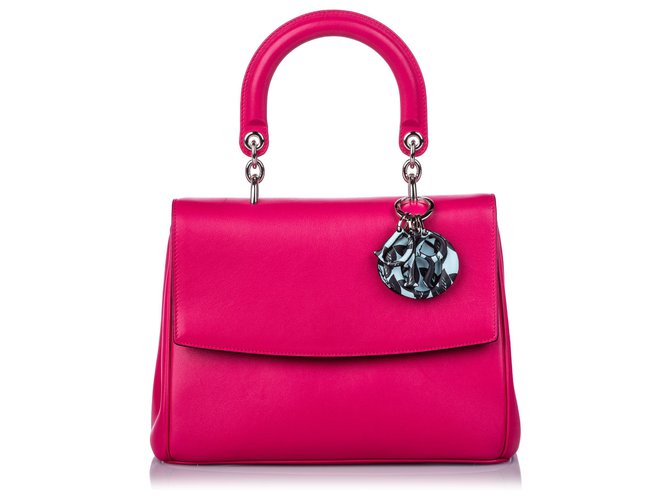 Dior Pink Leather Be Dior Flap Pony-style calfskin  ref.184662