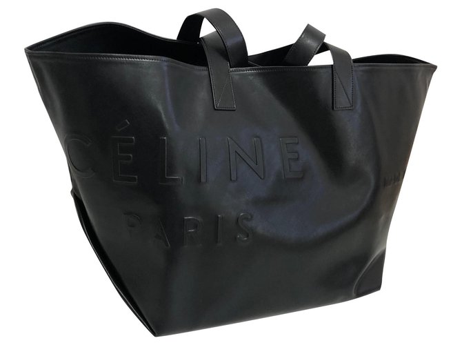 Céline Made in tote bag Nero Pelle  ref.184723