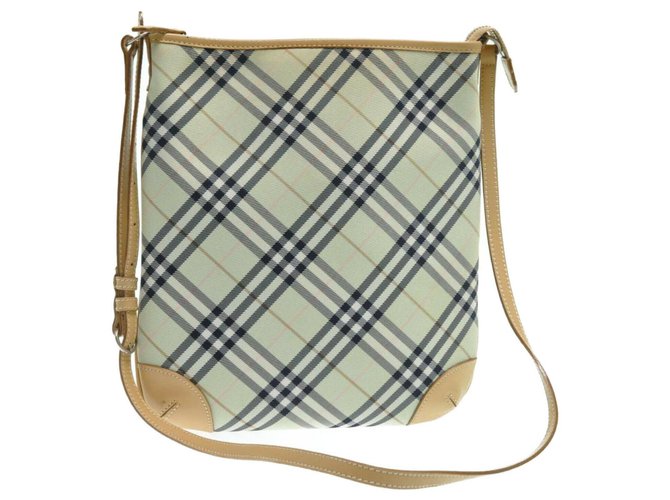 Bolso de hombro Burberry Lienzo  ref.184739