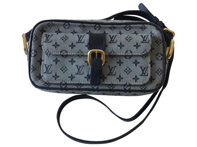 Louis Vuitton Box bag jewelry Blue Cloth ref.212421 - Joli Closet