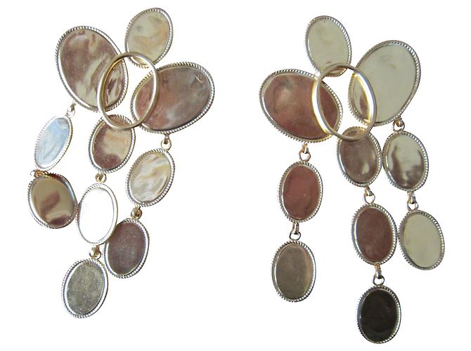 Orecchini Céline in metallo dorato D'oro