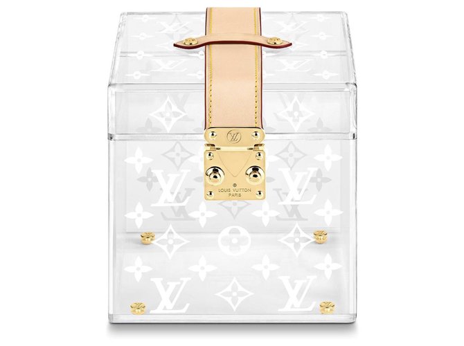 Louis Vuitton Limited Edition Cude Scott Box White in Leather with