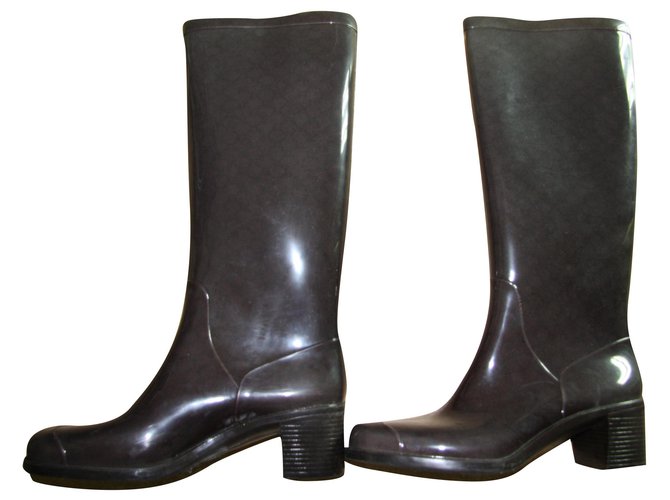 Céline boots Synthétique Marron  ref.185032