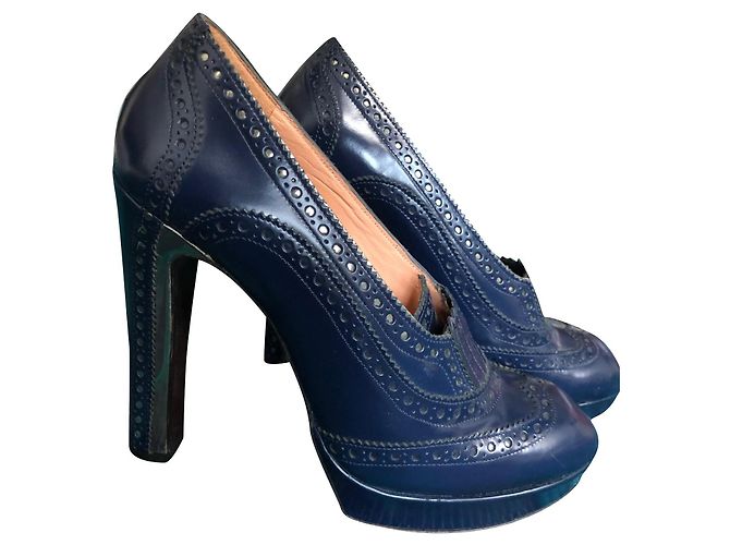 Robert Clergerie Pompe con tacchi alti Blu navy
