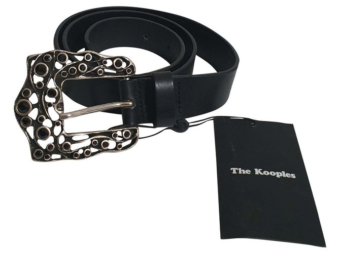 The Kooples Belts Black Leather  ref.185100