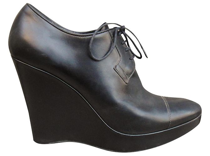 low-boots compensées Jil Sander p 40 Noir