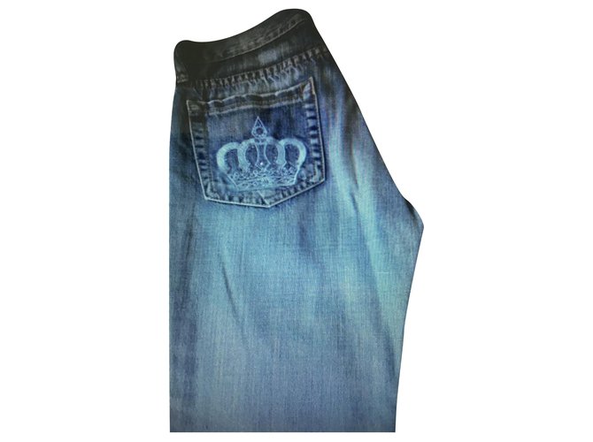 Autre Marque Denim Studio Watch Bleach Jeans Light blue  ref.185139