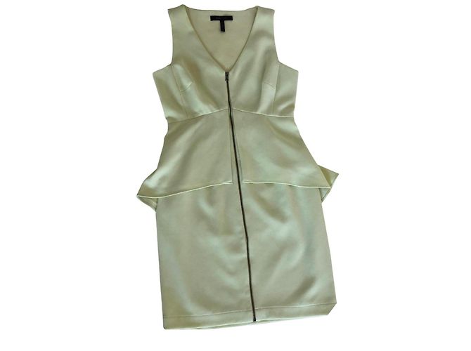 Abito Bcbg Max Azria Giallo Limone in Cotone