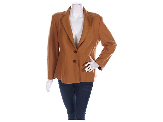 Marc Cain Blazer aus Wolle Orange