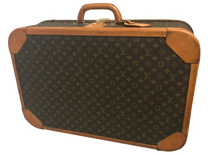 Louis Vuitton Travel bag Brown Leather  ref.185728