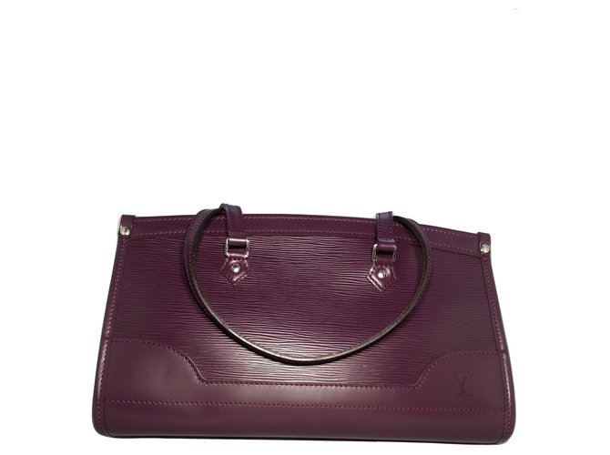 Louis Vuitton Madeleine Purple Leather  ref.186035
