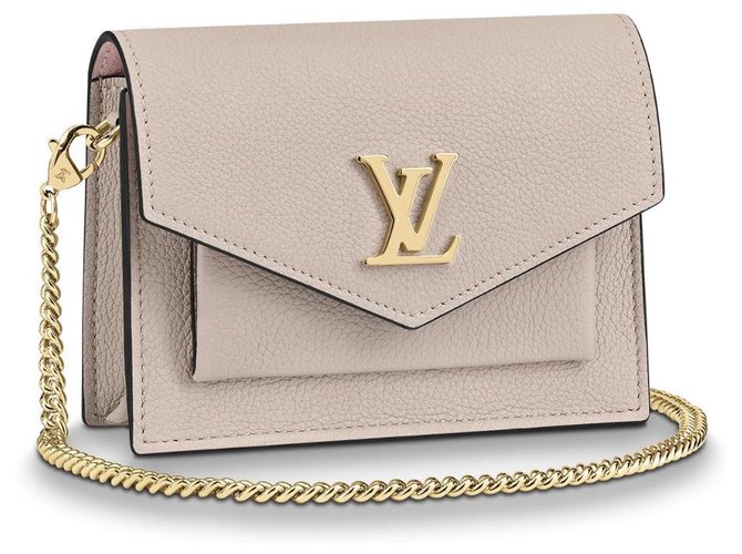 Louis Vuitton® Mylockme Chain Pochette  Louis vuitton store, Luxury  wallet, Small leather goods