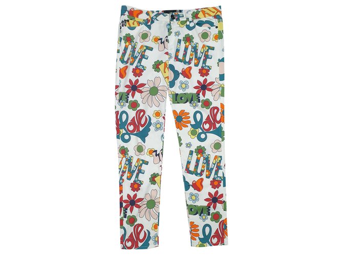 Love Moschino Pants Slacks and Chinos for Women  Online Sale up to 86  off  Lyst