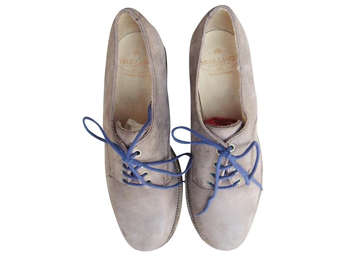 derbies vintage Free Lance p 36 état neuf Beige