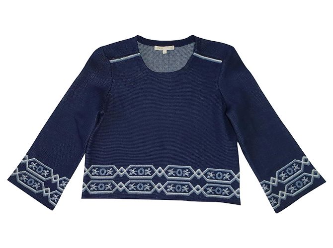 Pull Maje Bleu en Polyester
